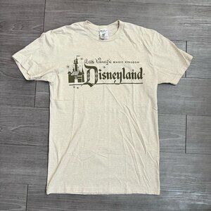 Disneyland Walt Disney’s Magic Kingdom Imagineering Exclusive Tan T-Shirt Size S